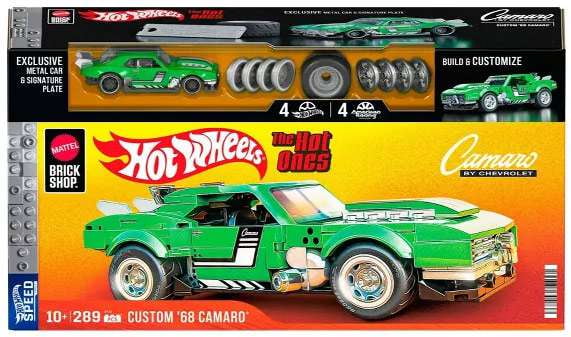 Hot Wheels Speed Series Custom '68 Camaro Building Set