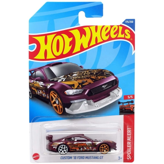 Hot Wheels Spoiler Alert Custom '18 Ford Mustang GT Diecast Car