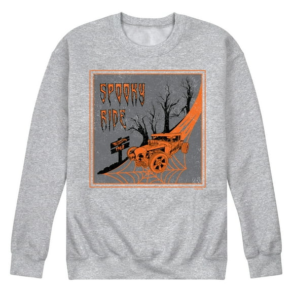 Hot Wheels - Spooky Ride - Men's Crew Fleece Sweatshirt