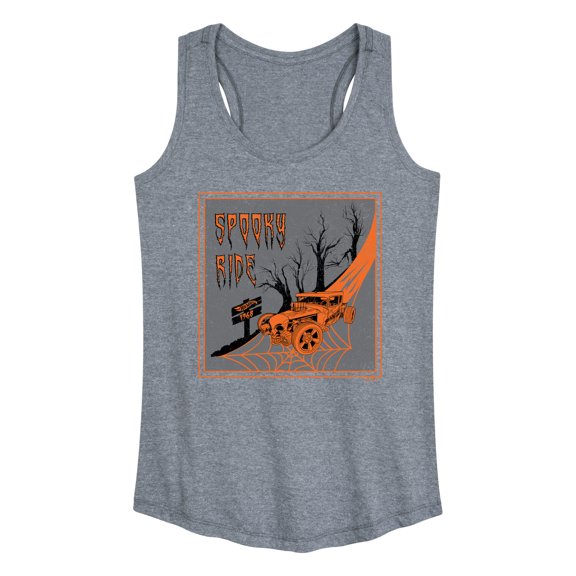 Hot Wheels - Spooky Ride - Women's Racerback Tank Top