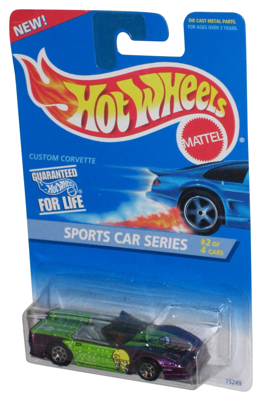 Hot Wheels Sports Car Series (1995) Purple Custom Corvette 2/4