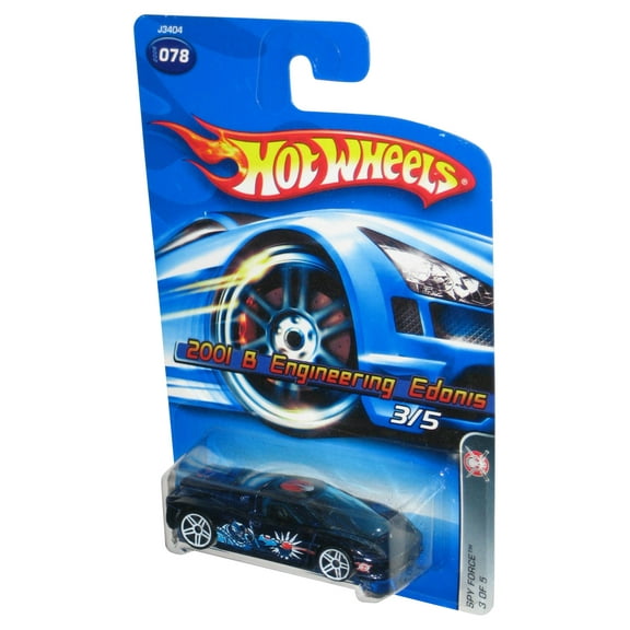 Hot Wheels Spy Force 3/5 (2006) Black 2001 B Engineering Edonis Toy Car #078