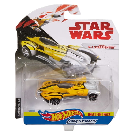 Hot Wheels Star Wars Carships Naboo Starfighter
