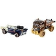 thumbnail image 1 of Hot Wheels Star Wars Character Car 2-Pack, Han Solo and Chewbacca, 1 of 2
