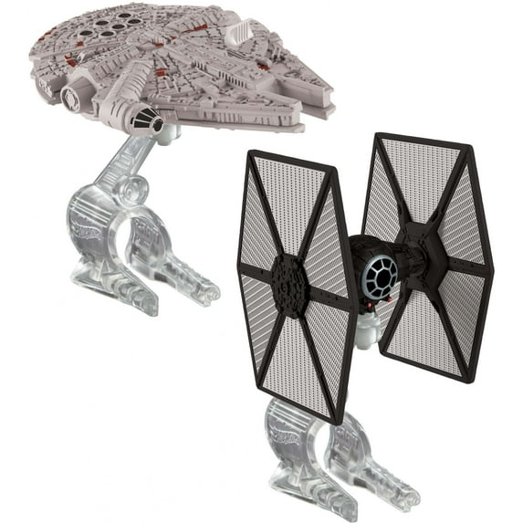Hot Wheels Star Wars First Order Tie Fighter vs. Millennium Falcon