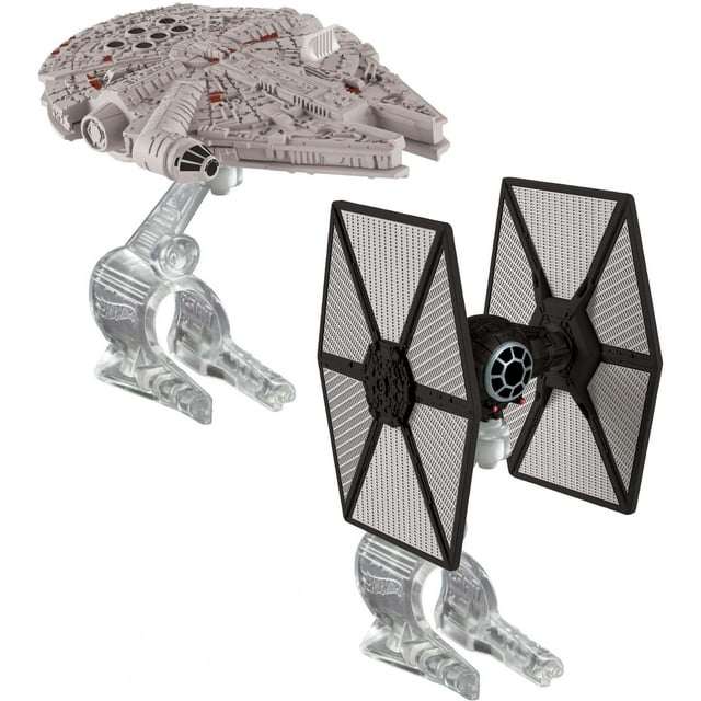 Hot Wheels Star Wars First Order Tie Fighter vs. Millennium Falcon