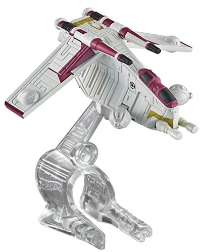 Hot Wheels, Star Wars, Republic Attack Gunship Die-Cast Spaceship Play Vehicle