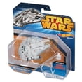 thumbnail image 1 of Hot Wheels Star Wars Starship Millenium Falcon Spaceship Vehicle Playset (2 Pieces), 1 of 3