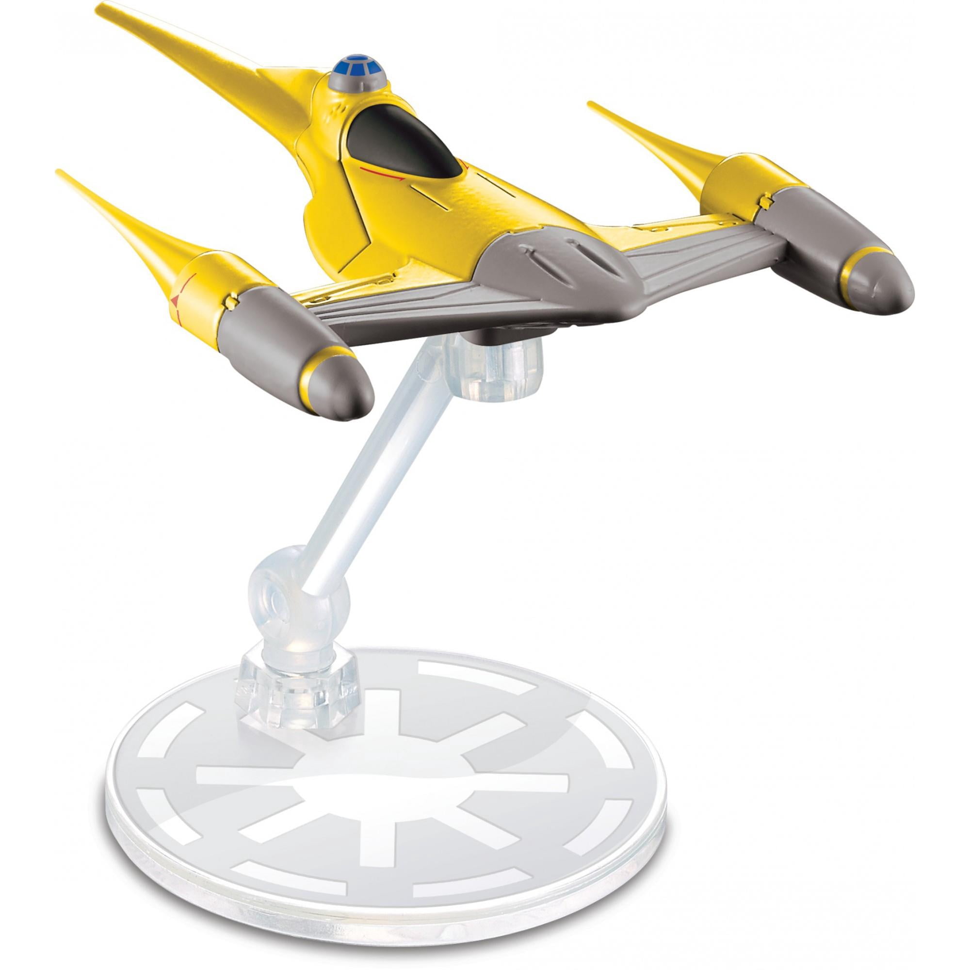 Hot Wheels Star Wars Starships Naboo Starfighter Vehicle Playset