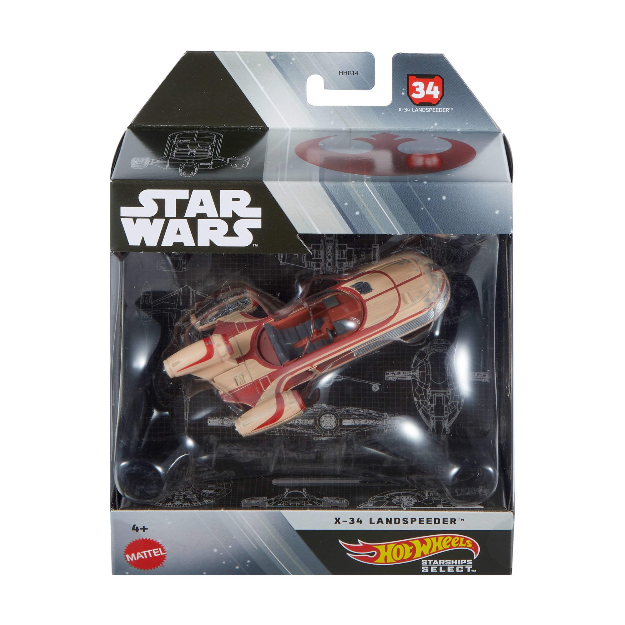 Hot Wheels® Star Wars™ Starships Select, Premium Replica, Gift for Adults Collectors