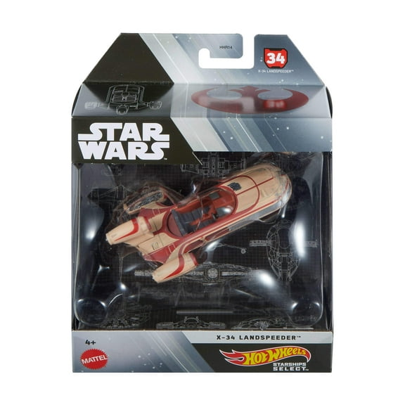 Hot Wheels Star Wars Starships Select, Premium Replica, Gift for Adults Collectors