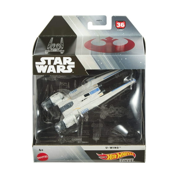 Hot Wheels Star Wars Starships Select, Premium Replica with Display Stand (Styles May Vary)