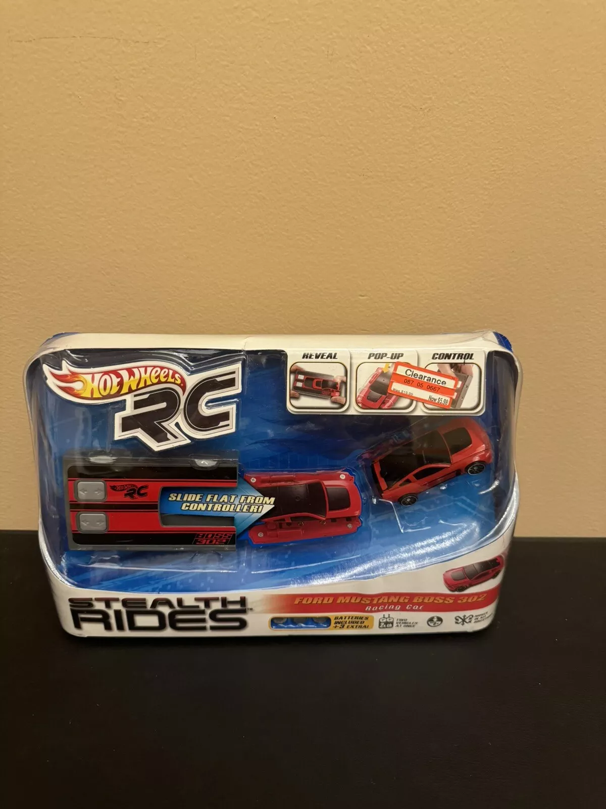 Stealth Ride Operation Box Hot Wheels Stealth Ride Rc Ford Mustang ( New ) - Walmart.com