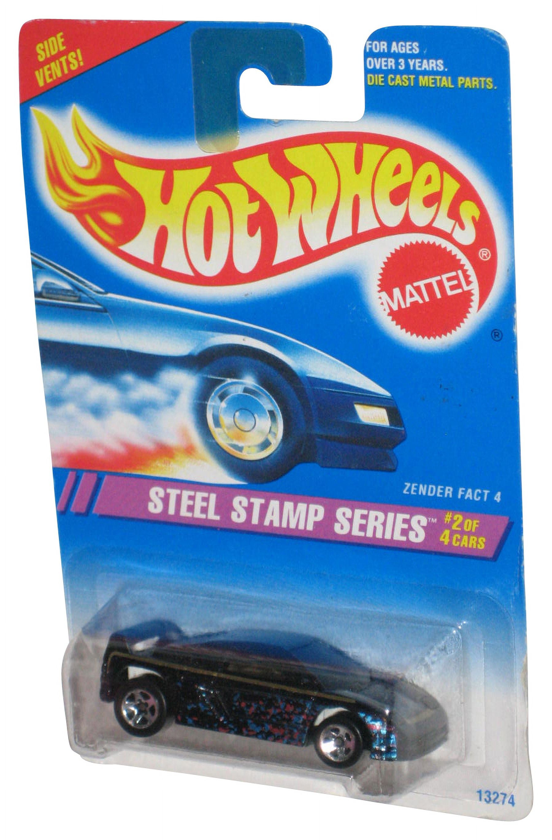 Hot Wheels Steel Stamp Series 2/4 (1994) Black Zender Fact 4