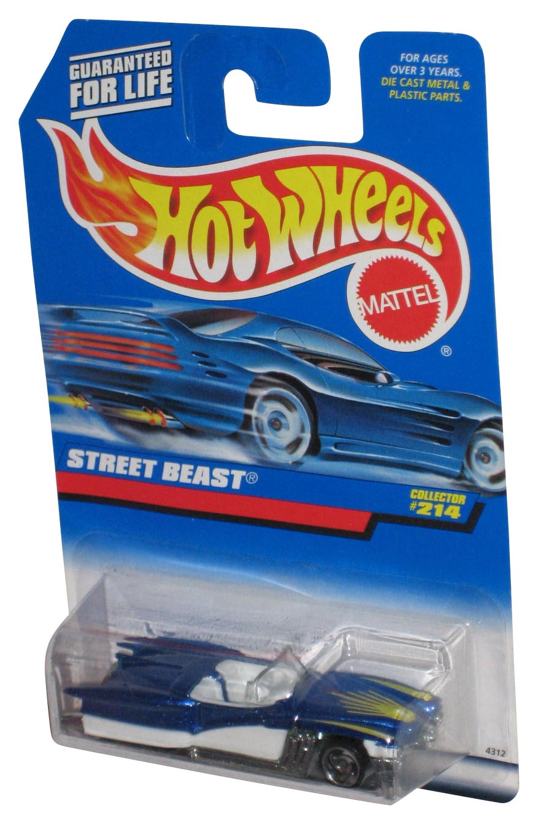 Hot Wheels Street Beast (1997) Mattel Blue Toy Car #214 - Walmart.com
