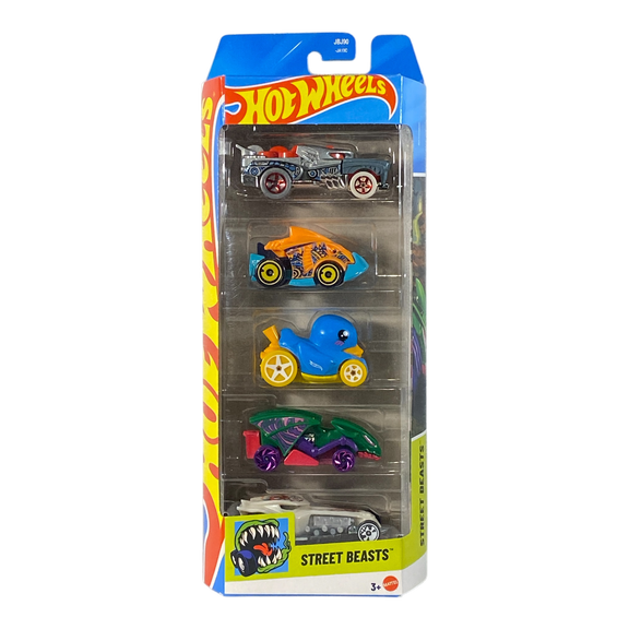 Hot Wheels Street Beasts 5-Pack