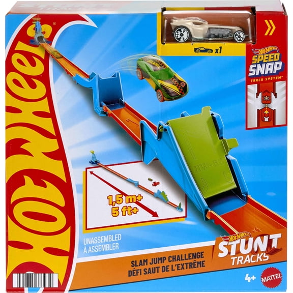 Hot Wheels Stunt Tracks Slam Jump Challenge