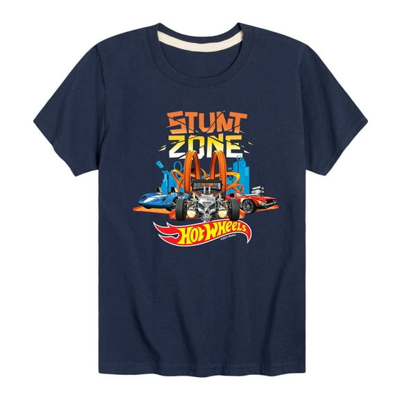 Hot Wheels - Stunt Zone - Toddler And Youth Short Sleeve Graphic T-Shirt