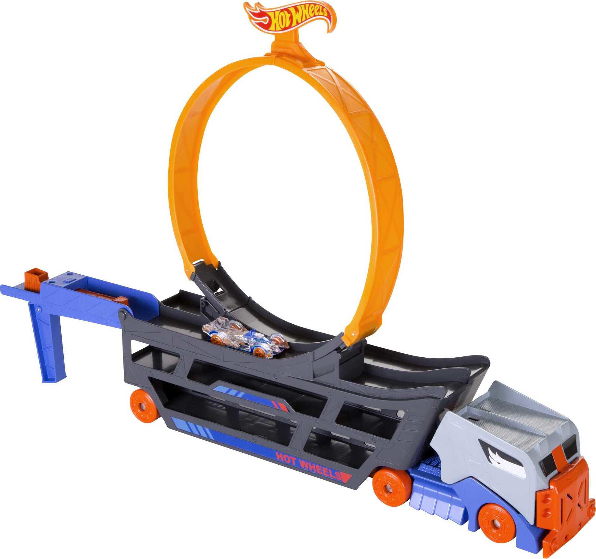 Hot Wheels Stunt and Go Transporter Truck - image 1 of 7