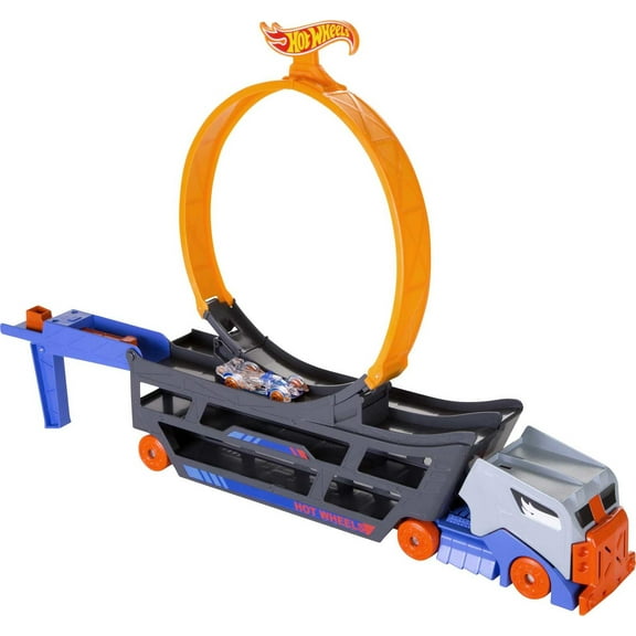 Hot Wheels Stunt and Go Transporter Truck
