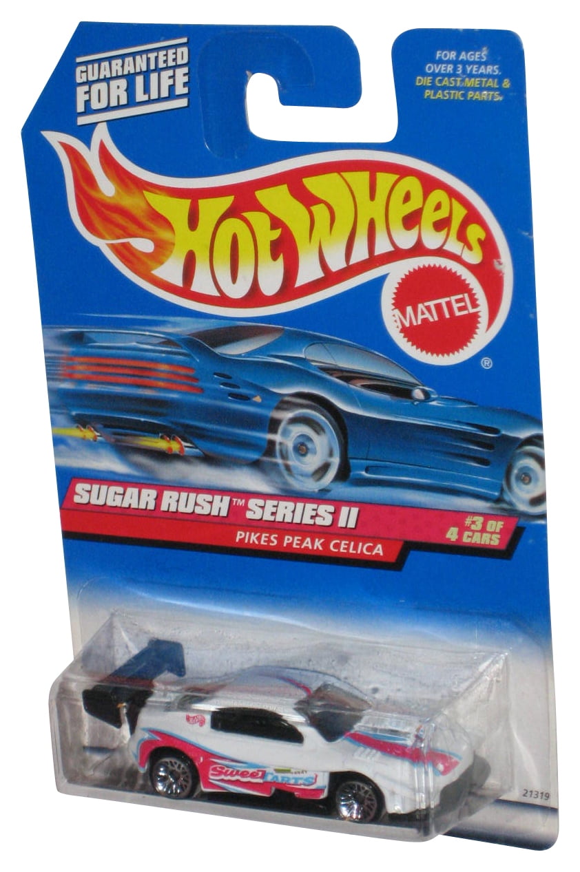Hot Wheels Sugar Rush Series II 3/4 White Pikes Peak Celica Sweet Tarts ...