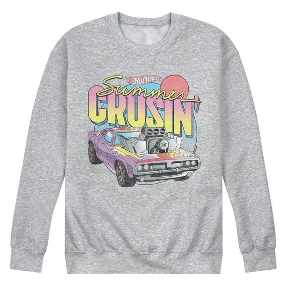 Hot Wheels - Summer Crusin - Men's Crew Fleece Sweatshirt