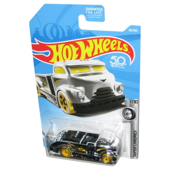 Hot Wheels Super Chromes 7/10 (2017) Silver Mig Rig Toy Truck 89/365