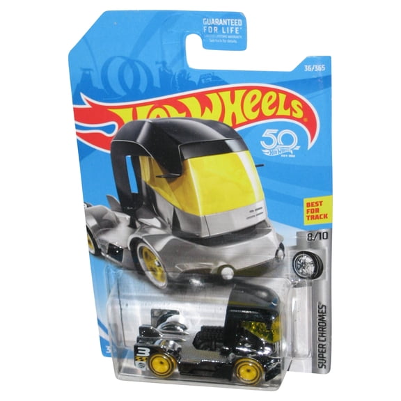 Hot Wheels Super Chromes 8/10 (2017) Black Rig Heat Toy car 36/365