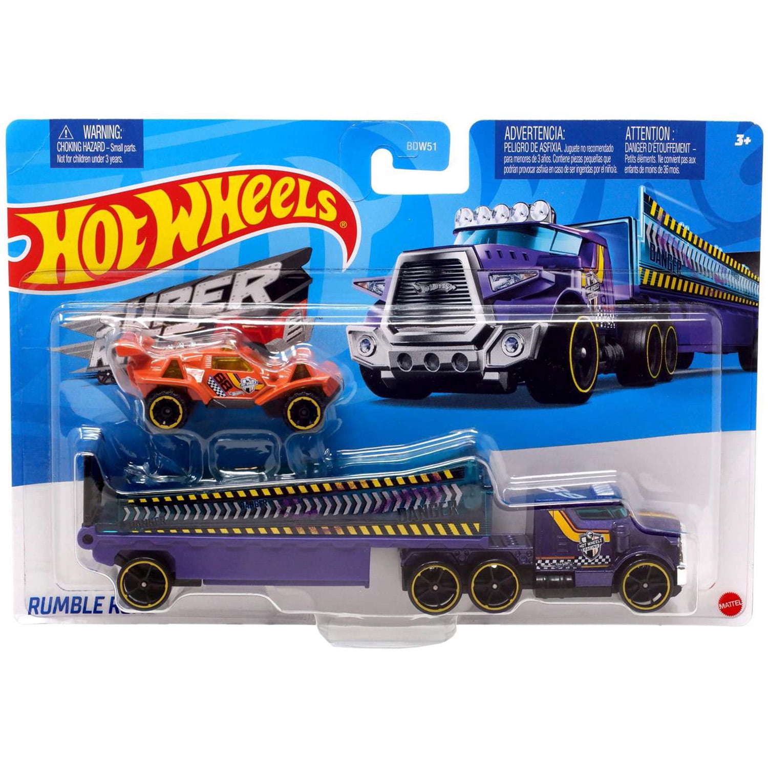 Hot Wheels Track Set, Spiral Speed Crash with Car