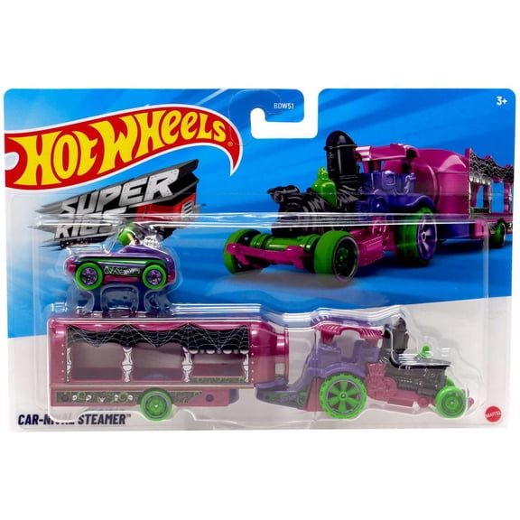 Hot Wheels Super Rigs Car-Nival Steamer Diecast Car