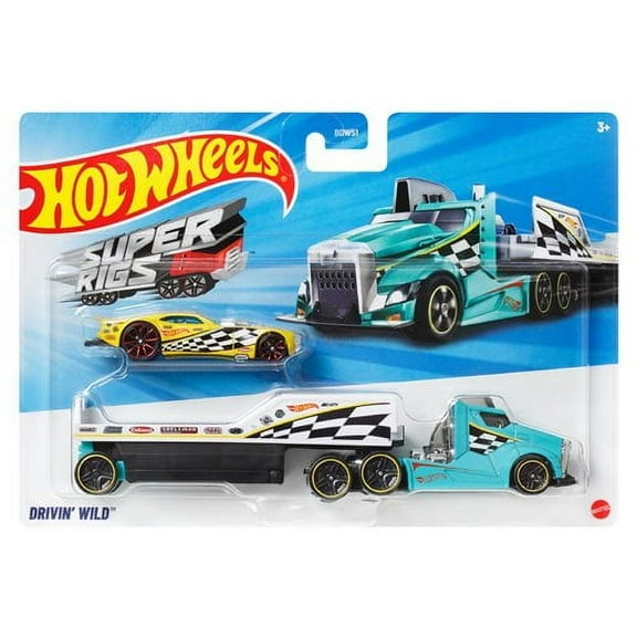 Hot Wheels Super Rigs Drivin' Wild Diecast Car