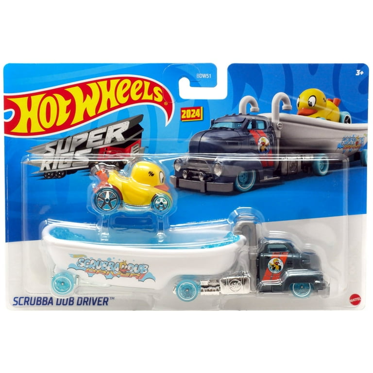 ホットウィール スクラバ・ダブ・ドライバー SCRUBBA DUB DRIVERのレビュー！アヒルちゃんお風呂で