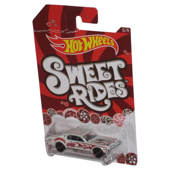 Hot Wheels Sweet Rides (2013) White '68 Mercury Cougar Toy Car 5/6