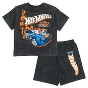Hot Wheels T-Shirt and Shorts Outfit Set Toddler to Big Kid