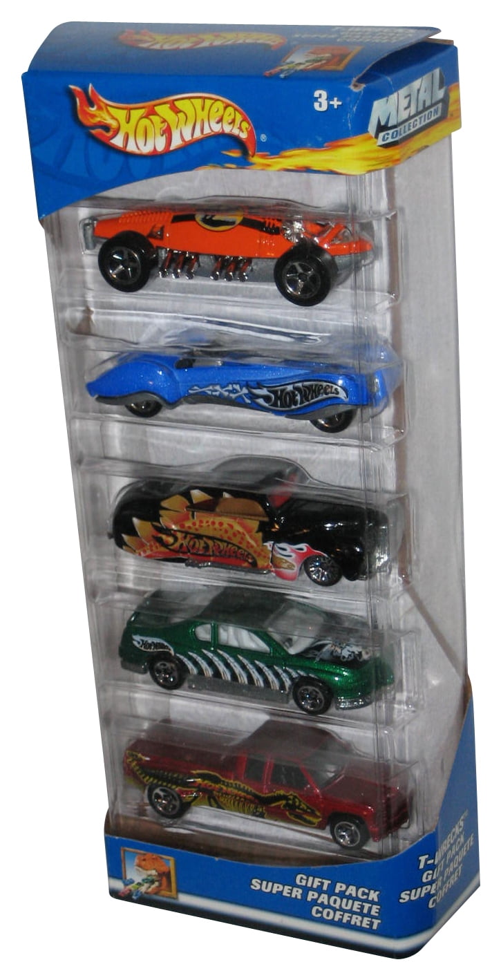 Hot Wheels T-Wrecks (2002) Mattel Die-Cast Toy Car Gift Pack