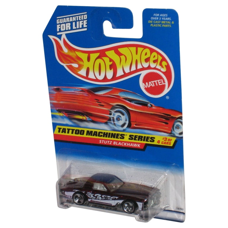 Hot Wheels Tattoo Machines Series 3/4 (1997) Stutz Blackhawk Red