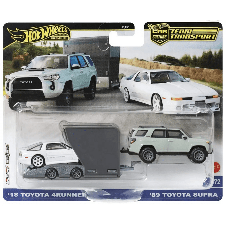 Hot Wheels Team Transport '18 Toyota 4RUNNER and '89 Toyota