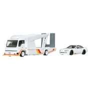 Hot Wheels® Team Transport Truck & Race Car, Gift for Racing Collectors