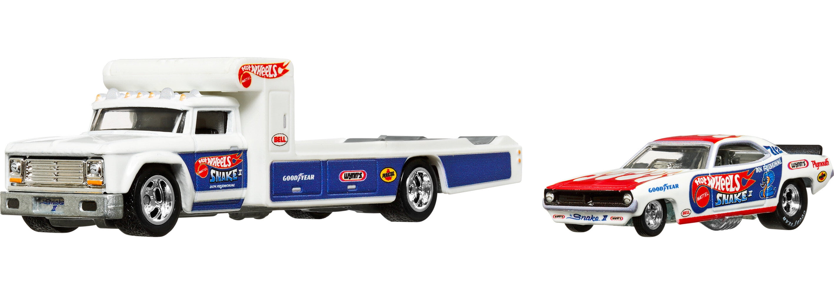 Hot Wheels - Mega truck, truck transport car — Juguetesland