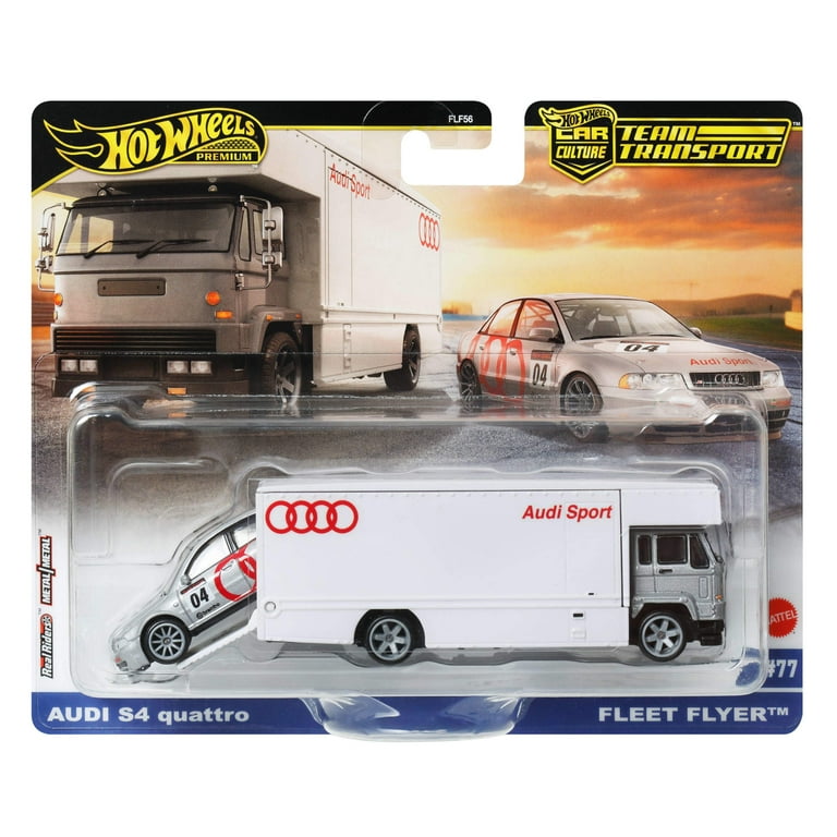 Hot Wheels® Team Transport Truck & Race Car, Gift for Racing