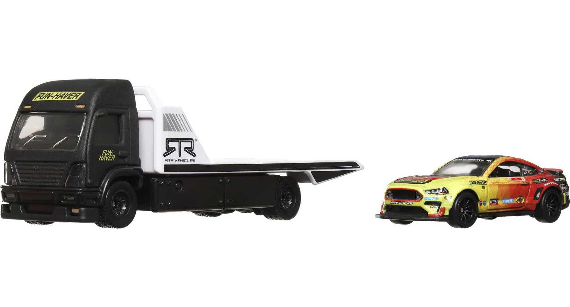 Hot wheels flatbed store tow truck