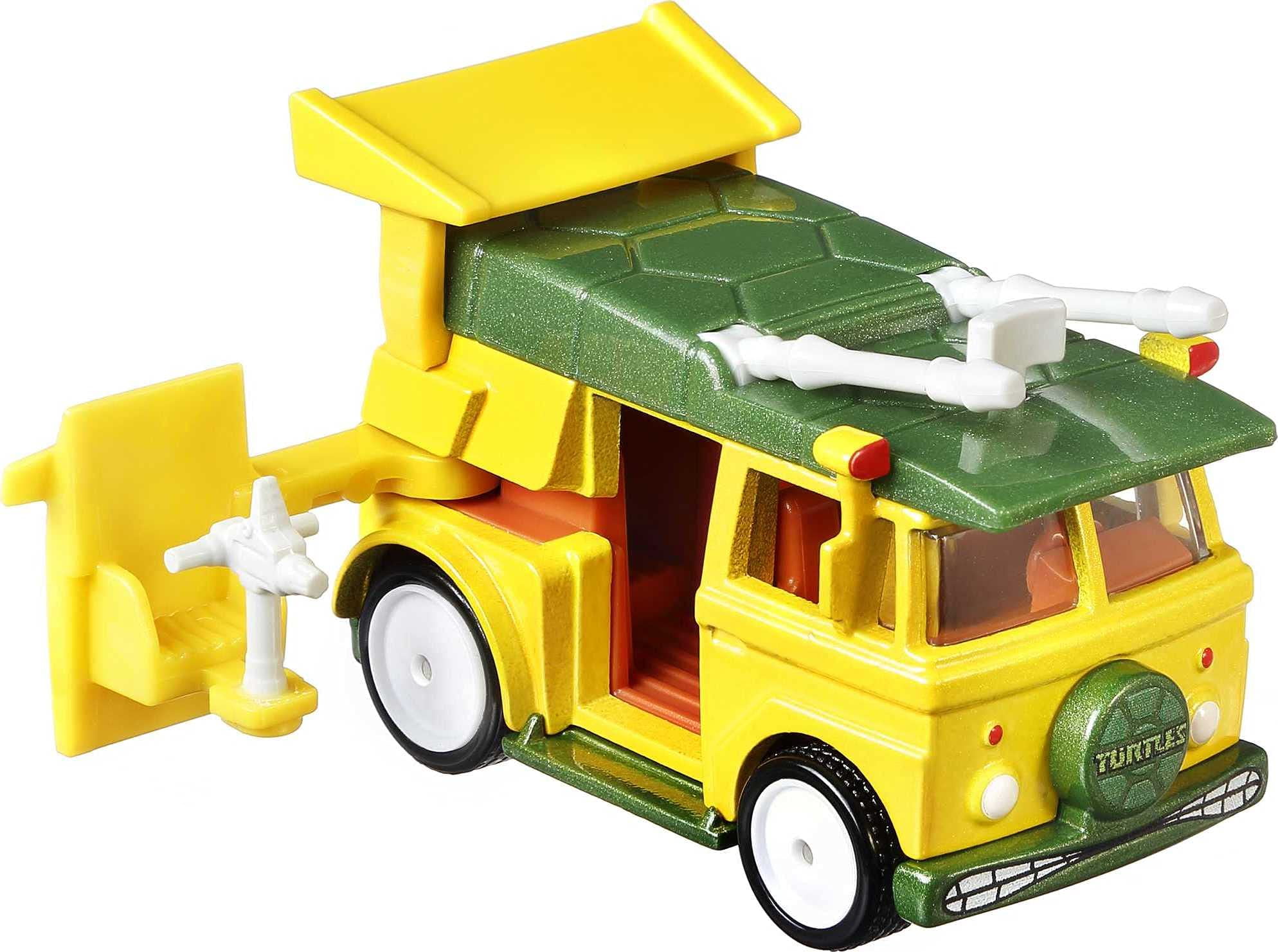 Hot Wheels Teenage Mutant Ninja Turtle Party Wagon (2020) Real Riders Metal Toy Van
