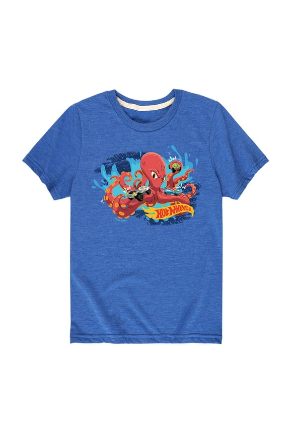 - Tentacles Tracks - Toddler And Youth Short Sleeve Graphic T-Shirt