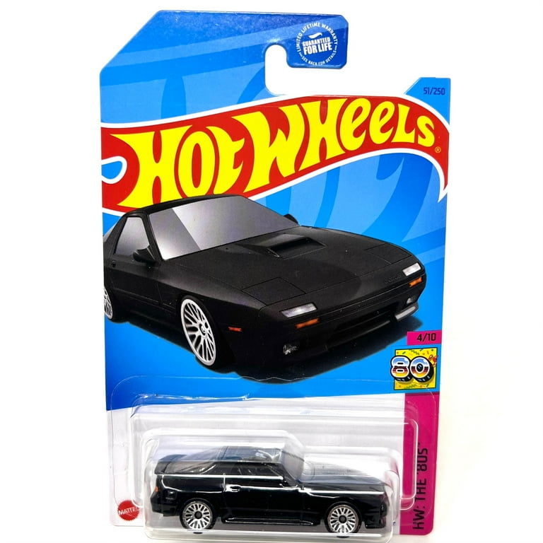 Hot Wheels The 80's 89 Mazda Savanna Rx-7 FC3s Black - Walmart.com