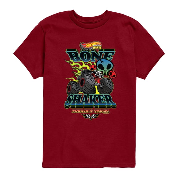 Hot Wheels - The Bone Shaker - Youth Boys Short Sleeve Graphic T-Shirt