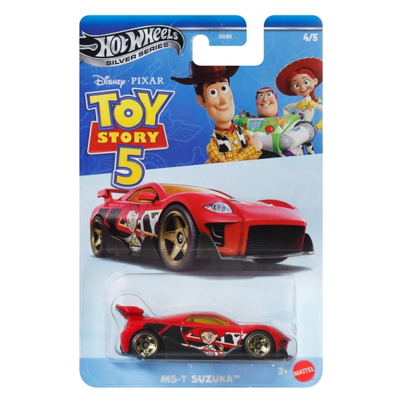 Hot Wheels Themed Entertainment Toy Cars or Trucks, Set of 5 Vehicles (Styles & Colors May Vary, Items May Not Be Pictured)