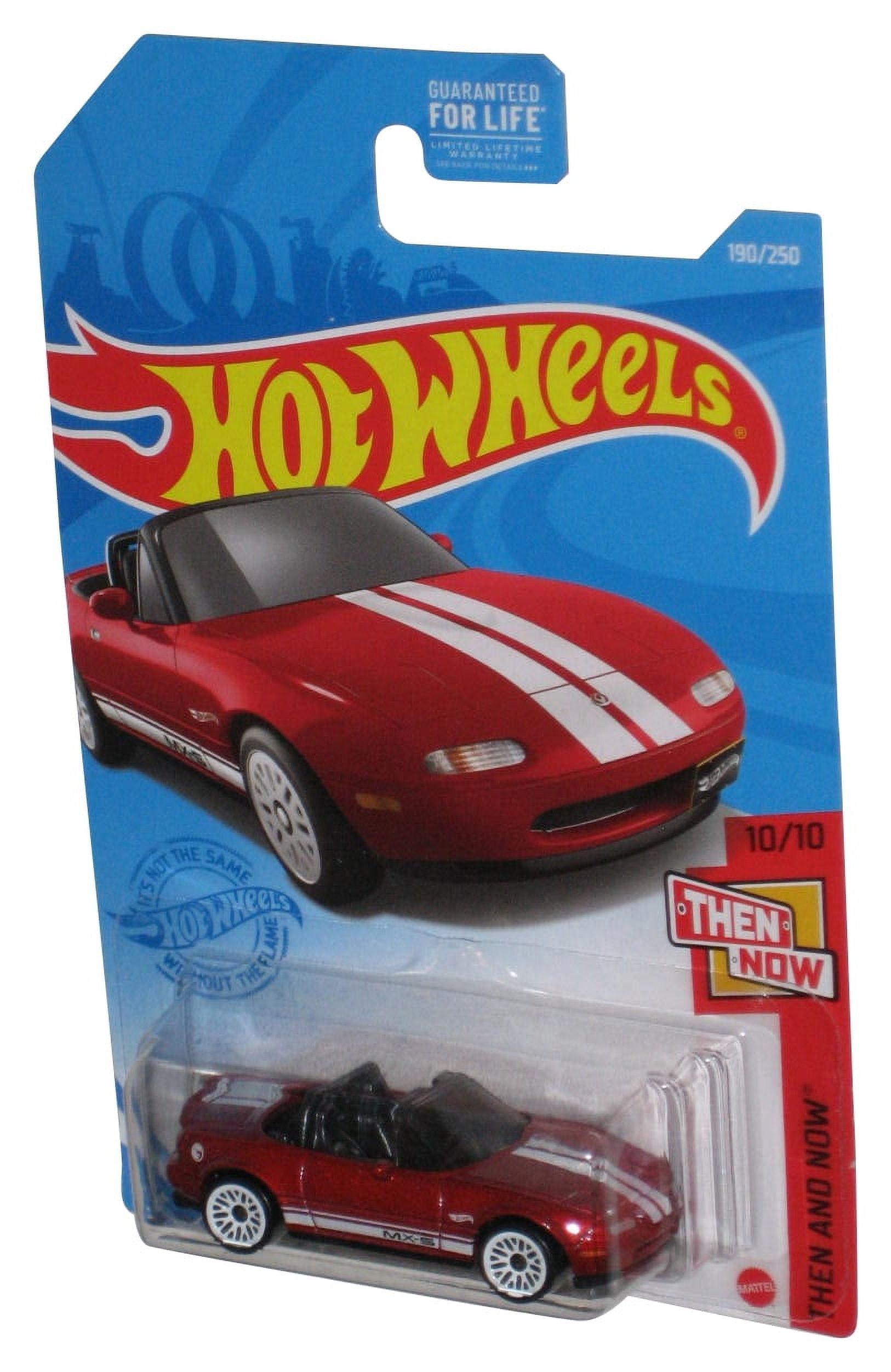Hot Wheels '91 Mazda MX-5 Miata Die-Cast Car - 1:64 Scale, Red, Then And Now Series 10/10