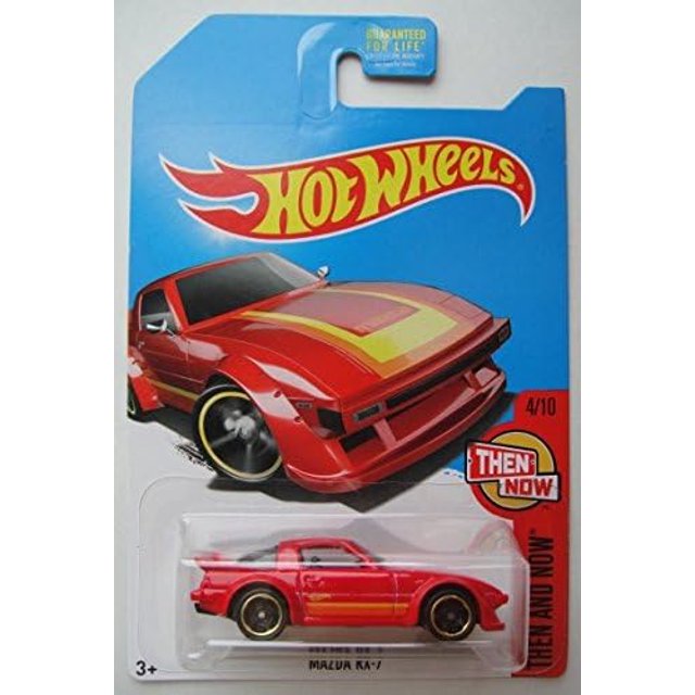 Hot Wheels Then and Now 4/10, RED Mazda RX7 KMART Exclusive