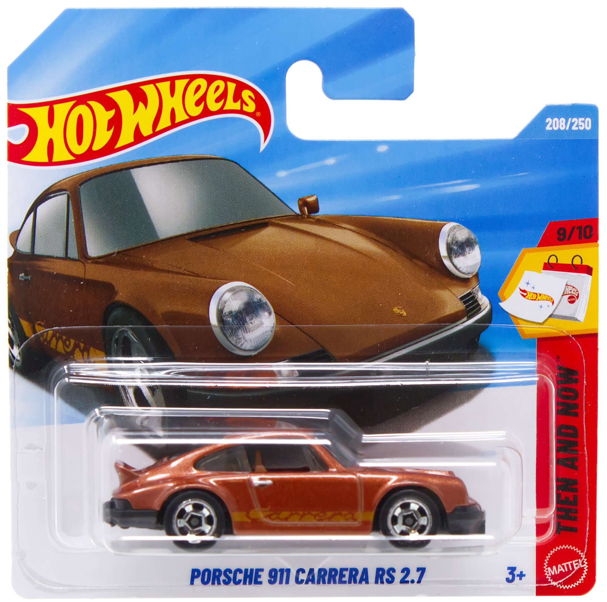 Hot Wheels Then and Now Porsche 911 Carrera RS 2.7 Diecast Car