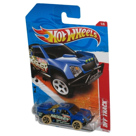 Hot Wheels Thrill Racers 1/6 (2010) Desert Blue Off Track Toy Car 181/244